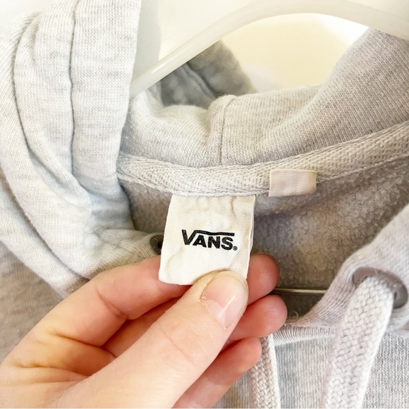 Vans Gray Hoodie with Maroon Logo - Picture 5 of 5